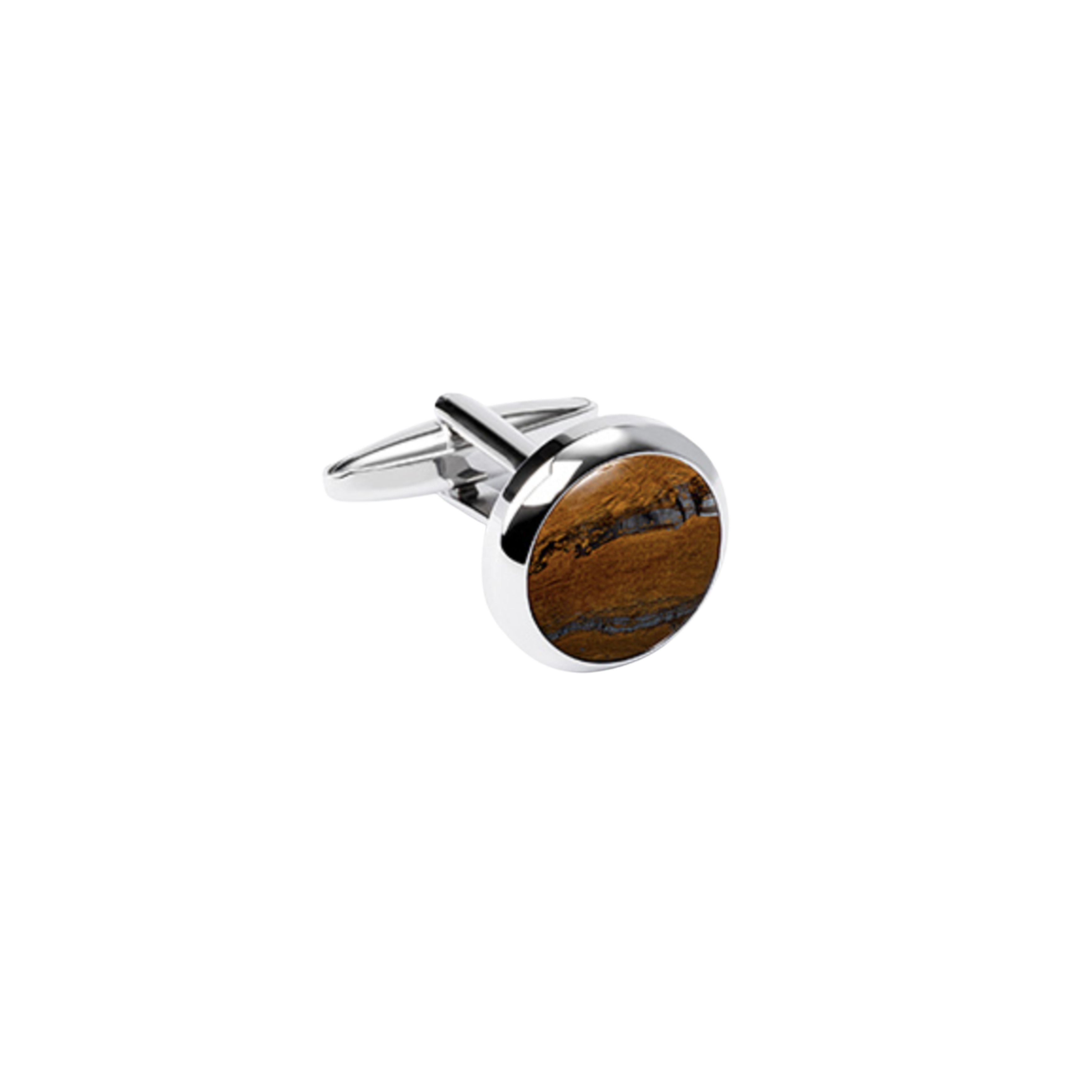 Manchetknopen - Rond zilver